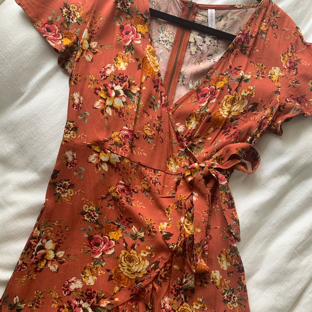 TARGET Xhilaration floral wrap dress